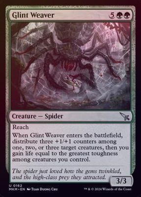 Glint Weaver 0162 - Foil Murders at Karlov Manor Foil Singles