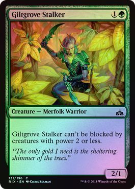 Giltgrove Stalker 131/196 - Foil Rivals of Ixalan Foil Singles