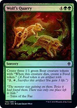 Wolf&#39;s Quarry 184/269 - Foil Throne of Eldraine Foil Singles (Español)