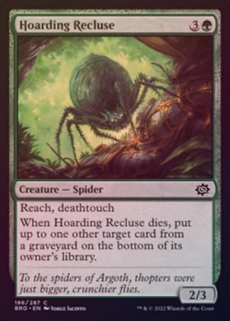 Hoarding Recluse 186/287 - Foil The Brothers&#39; War Foil Singles