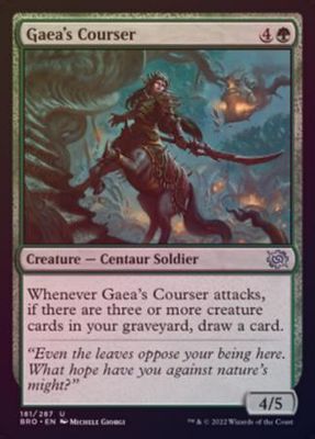 Gaea&#39;s Courser 181/287 - Foil The Brothers&#39; War Foil Singles