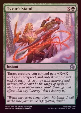 Tyvar&#39;s Stand 190/271 - Foil Phyrexia All Will Be One Foil Singles