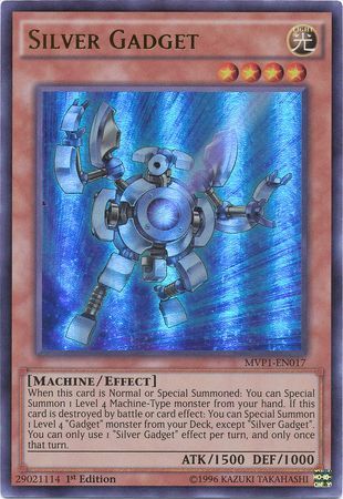 Silver Gadget - MVP1-EN017 - Ultra Rare 1st Edition The Dark Side of Dimensions 1st Edition Singles