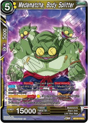 Medamatcha, Body Splitter - Fighter&#39;s Ambition (DBS-B19) Fighter&#39;s Ambition