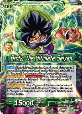 Broly // Broly, the Ultimate Saiyan - Fighter&#39;s Ambition (DBS-B19) Fighter&#39;s Ambition