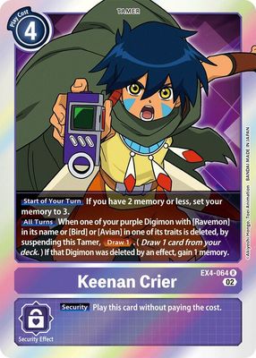 Keenan Crier - Alternative Being Booster (EX04) Alternative Being Booster