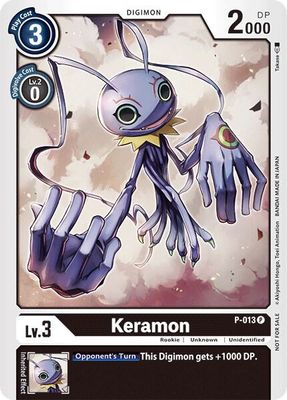 Keramon - P-013 - Digimon Promotion Cards (D-PR) Digimon Promotion Cards
