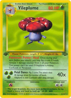 Vileplume 103/130 - Jungle (JU) Jungle