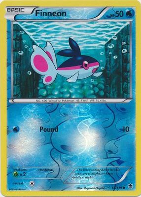 Finneon - 18/119 - Common Reverse Holo XY: Phantom Forces Reverse Holo Singles