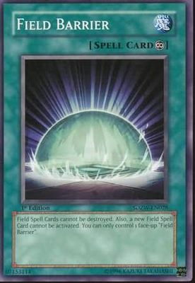 Field Barrier - SDZW-EN028 - Common 1st Edition Structure Deck: Zombie World 1st Edition Singles
