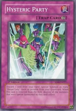 Hysteric Party - SD8-EN027 - Common 1st Edition Structure Deck: Lord of the Storm [SD8] 1st Edition Singles