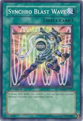 Synchro Blast Wave - 5DS1-EN021 - Common 1st Edition Starter Deck: 5D&#39;s (2008) 1st Edition Singles