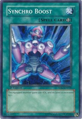 Synchro Boost - 5DS1-EN020 - Common 1st Edition Starter Deck: 5D&#39;s (2008) 1st Edition Singles