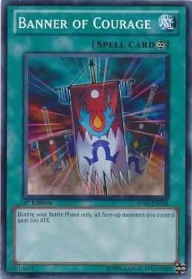 Banner of Courage - 5DS3-EN024 - Common 1st Edition Starter Deck: Duelist Toolbox 1st Edition Singles