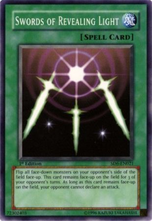 Swords of Revealing Light - SD6-EN021 - Common 1st Edition Structure Deck: Spellcaster&#39;s Judgment [SD6] 1st Edition Singles