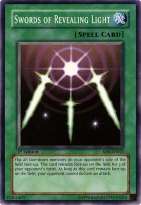 Swords of Revealing Light - SD6-EN021 - Common 1st Edition Structure Deck: Spellcaster&#39;s Judgment [SD6] 1st Edition Singles