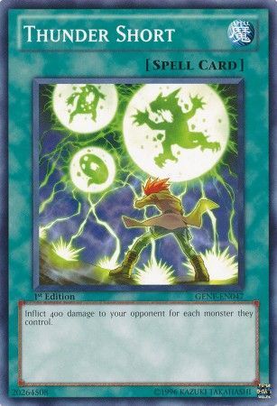 Thunder Short - GENF-EN047 - Common 1st Edition Generation Force 1st Edition Singles (espanol)