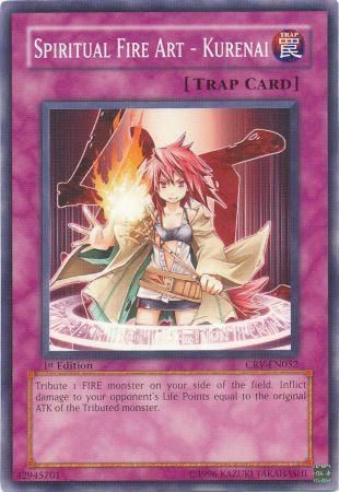 Spiritual Fire Art - Kurenai - CRV-EN052 - Common 1st Edition Cybernetic Revolution [CRV] 1st Edition Singles