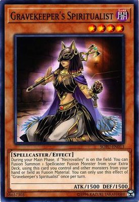 Gravekeeper&#39;s Spiritualist - SOFU-EN013 - Common Unlimited Soul Fusion Unlimited Singles (espanol)