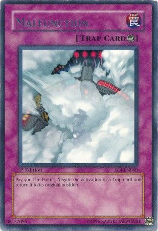 Malfunction - SOI-EN060 - Rare 1st Edition Shadow of Infinity [SOI] 1st Edition Singles