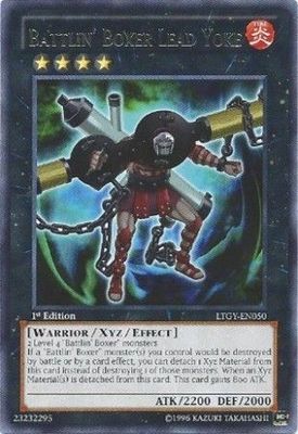 Battlin&#39; Boxer Lead Yoke - LTGY-EN050 - Rare 1st Edition Lord of the Tachyon Galaxy 1st Edition Singles