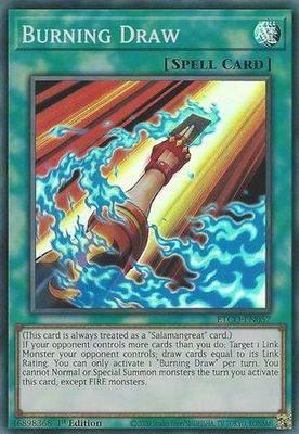 Burning Draw - ETCO-EN057 - Super Rare 1st Edition Eternity Code 1st Edition Singles (espanol)