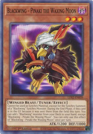 Blackwing - Pinaki the Waxing Moon - LDS2-EN039 - Common 1st Edition Legendary Duelists: Season 2 [LDS2] 1st Edition Singles