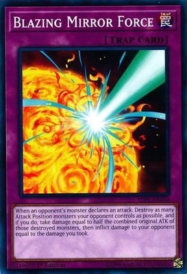 Blazing Mirror Force - SDPL-EN034 - Common 1st Edition Structure Deck: Powercode Link 1st Edition Singles