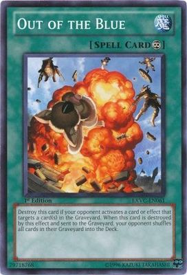 Out of the Blue - EXVC-EN061 - Common 1st Edition Extreme Victory 1st Edition Singles