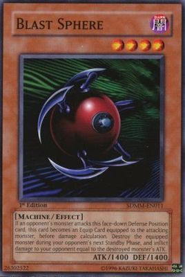 Blast Sphere - SDMM-EN011 - Common 1st Edition Structure Deck: Machina Mayhem 1st Edition Singles