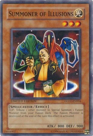 Summoner of Illusions - GLD1-EN004 - Common Gold Series 1 (2008) [GLD1]