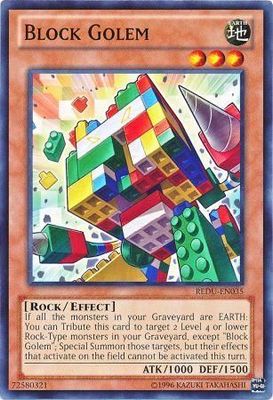 Block Golem - REDU-EN035 - Common Unlimited Return of the Duelist Unlimited Singles
