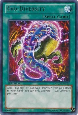 Evo-Diversity - GAOV-EN058 - Rare 1st Edition Galactic Overlord 1st Edition Singles