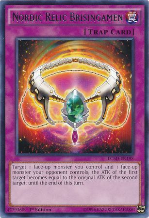Nordic Relic Brisingamen - LC5D-EN198 - Rare 1st Edition Legendary Collection 5D&#39;s LC5D Singles