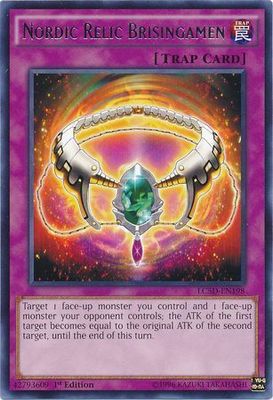 Nordic Relic Brisingamen - LC5D-EN198 - Rare 1st Edition Legendary Collection 5D&#39;s LC5D Singles