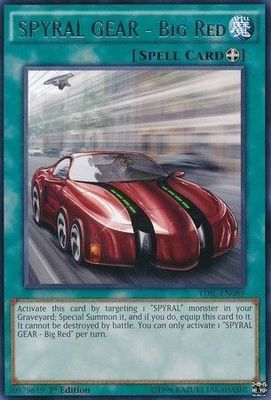 SPYRAL GEAR - Big Red - TDIL-EN089 - Rare 1st Edition The Dark Illusion 1st Edition Singles