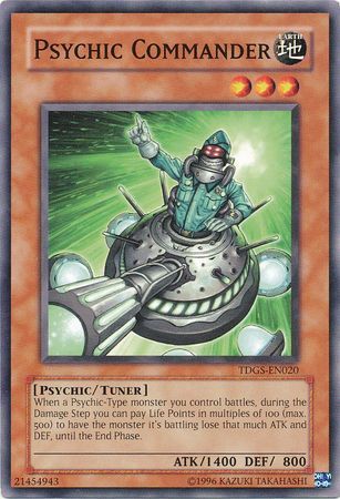 Psychic Commander - TDGS-EN020 - Common Unlimited The Duelist Genesis [TDGS] Unlimited Singles
