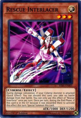 Rescue Interlacer - RIRA-EN001 - Common 1st Edition Rising Rampage [RIRA] 1st Edition Singles (espanol)