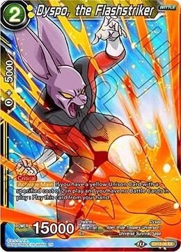 Dyspo, the Flashstriker - Expansion Deck Box Set 12: Universe 11 Unison (DBS-BE12) Foil