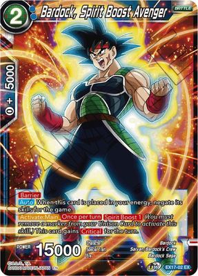 Bardock, Spirit Boost Avenger - Expansion Deck Box Set 17: Saiyan Boost (DBS-BE17)