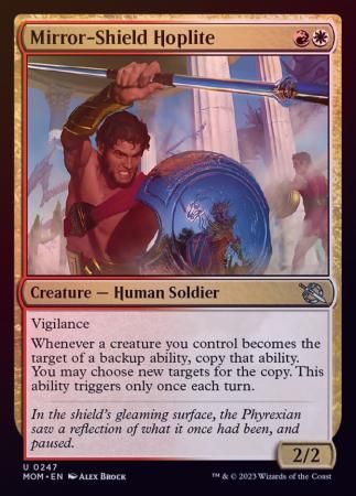 Mirror-Shield Hoplite 0247 - Foil March of the Machine Foil Singles