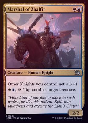 Marshal of Zhalfir 0246 - Foil March of the Machine Foil Singles