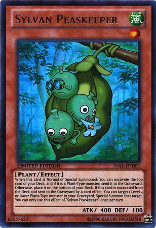 Sylvan Peaskeeper- LVAL-ENDE1- Ultra Rare 1st Edition Yu-Gi-Oh! Promo Cards