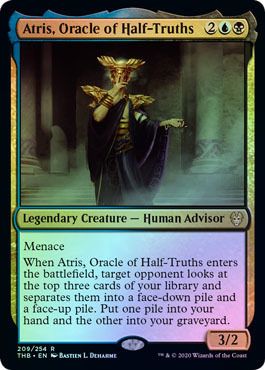 Atris, Oracle of Half-Truths 209/254 - Foil Theros: Beyond Death Foil Singles