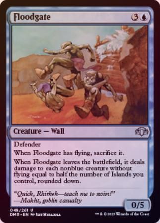 Floodgate 049/261 - Foil Dominaria Remastered Foil Singles
