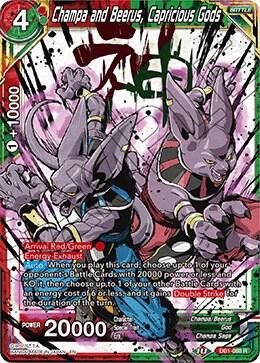 Champa and Beerus, Capricious Gods (Alternate Art) - Special Anniversary Set 2020 (DBS-BE13) Special Anniversary Set 2020