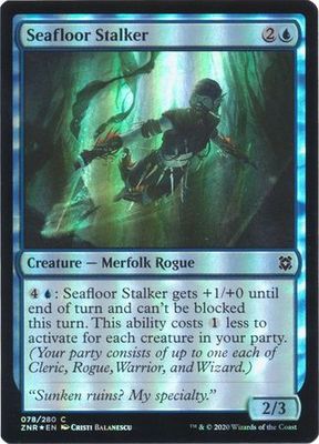 Seafloor Stalker 078/280 - Foil Zendikar Rising Foil Singles