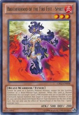Brotherhood of the Fire Fist - Spirit - CBLZ-EN098 - Rare Unlimited Cosmo Blazer Unlimited Singles
