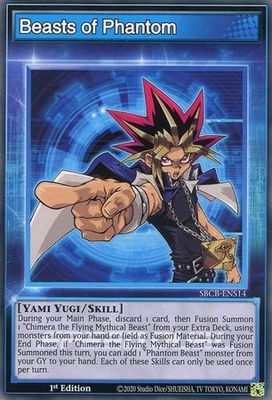 Beasts of Phantom - SBCB-ENS14 - Common 1st Edition Speed Duel Battle City Box 1st Edition Singles