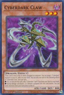 Cyberdark Claw - SDCS-EN017 - Common 1st Edition Structure Deck: Cyber Strike 1st Edition Singles